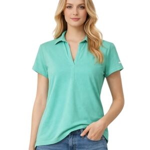 Columbia Cool Camper II Short Sleeve Polo L Omni Freeze Omni Wick NWT